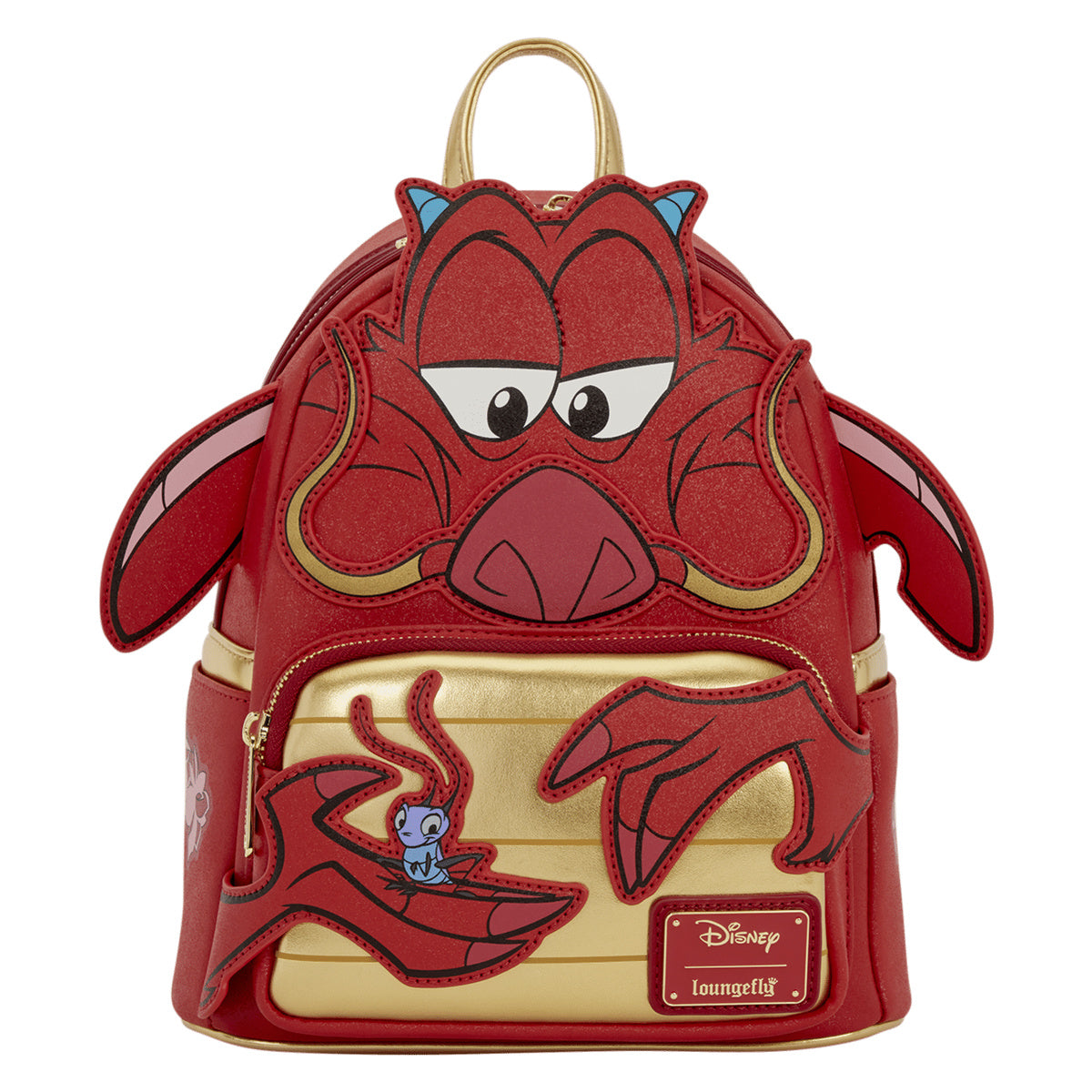 Mulan Mushu Glitter Cosplay Mini Backpack