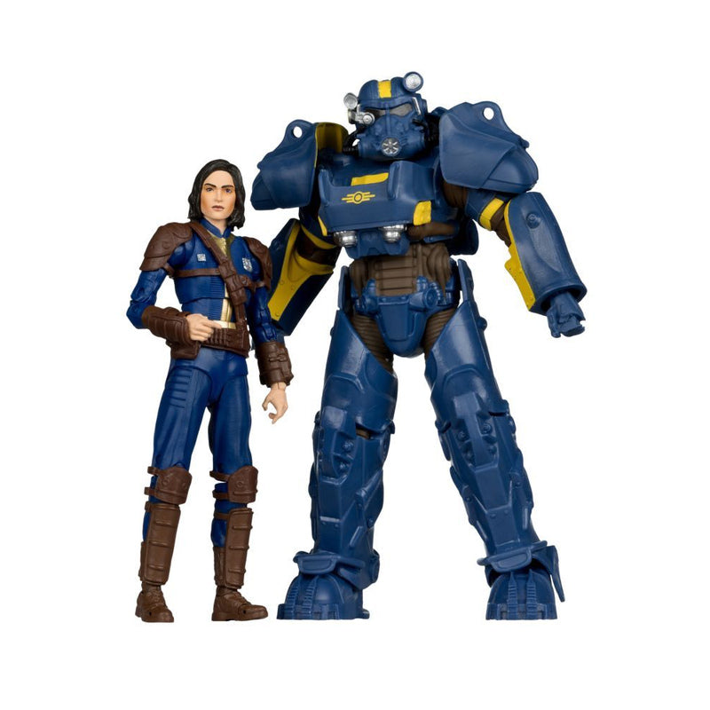 Fallout 4 T- 60 Vault Tec & Sole Survivor 7"Figure 2pk