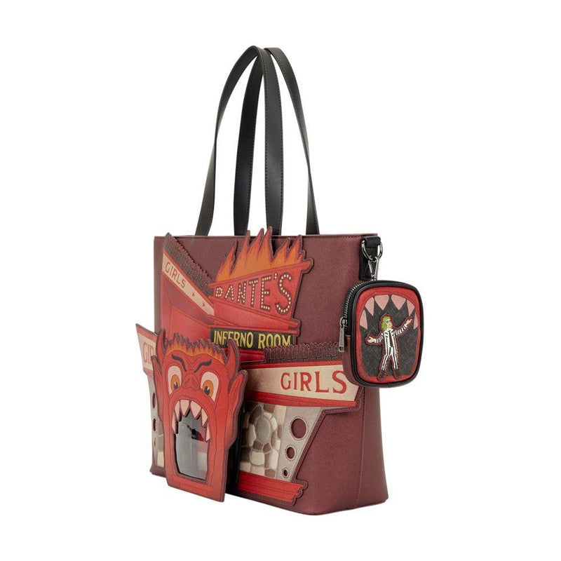 Beetlejuice Inferno Room Tote Bag with Coin Bag