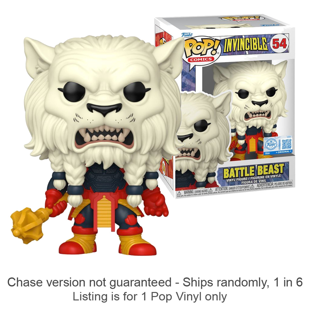 Invincible Battle Beast US Exclusive Pop! Vinyl (Chase Ships 1 in 6)