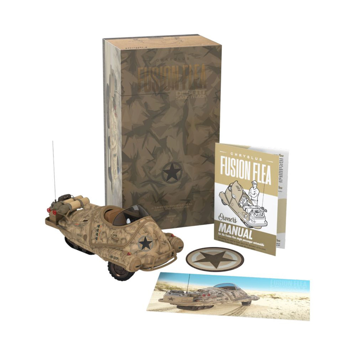 Fallout Desert Sandtrack Fusion Flea 1:18 Diecast Replica