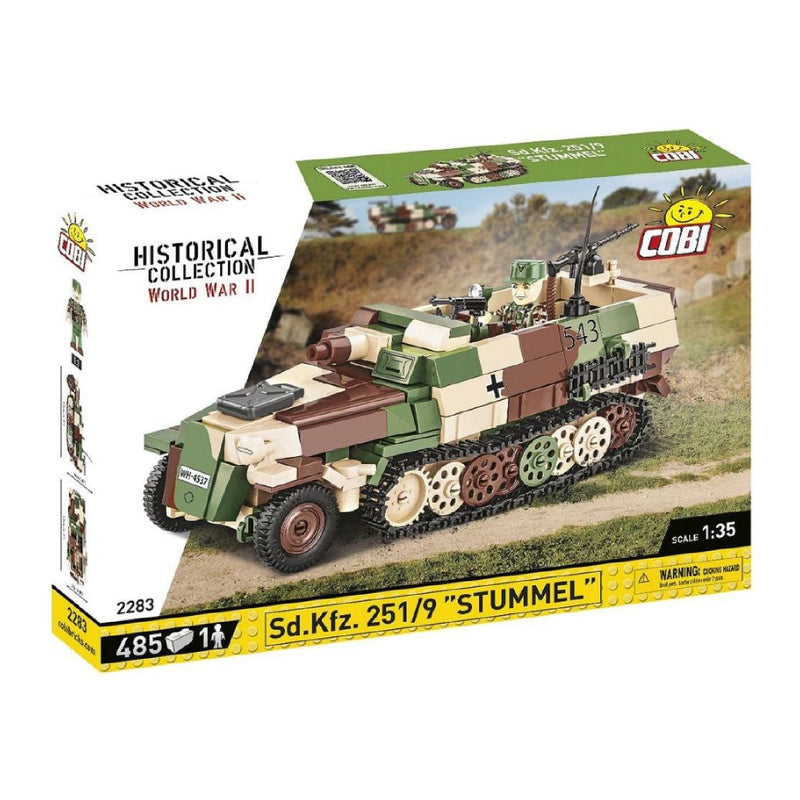World War 2 Sd.Kfz.251/9 Stummel Half-Track