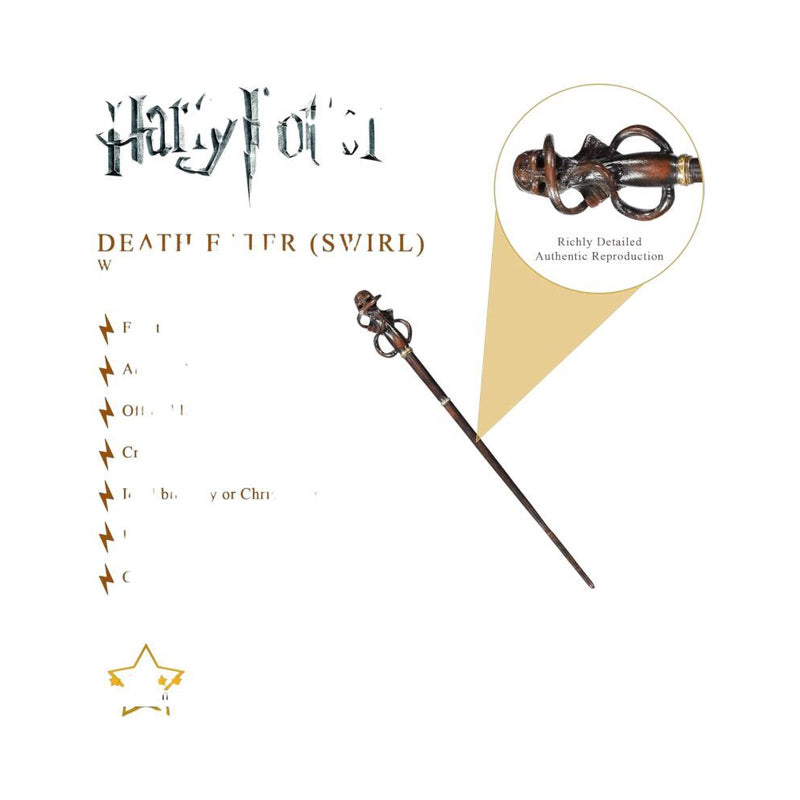 Harry Potter Death Eater (Swirl) Wand