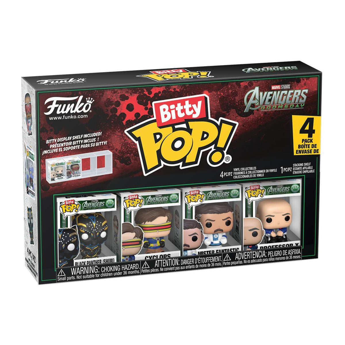 Avengers: Doomsday Black Panther (Shuri) Bitty Pop! 4-Pack