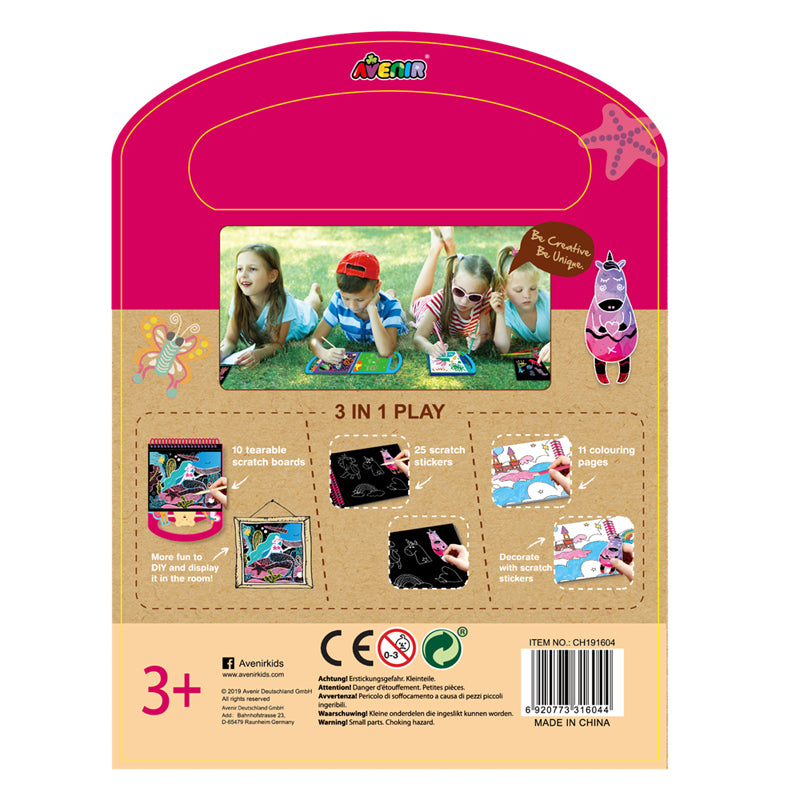 Avenir Travel to the Magical World Scratch Book