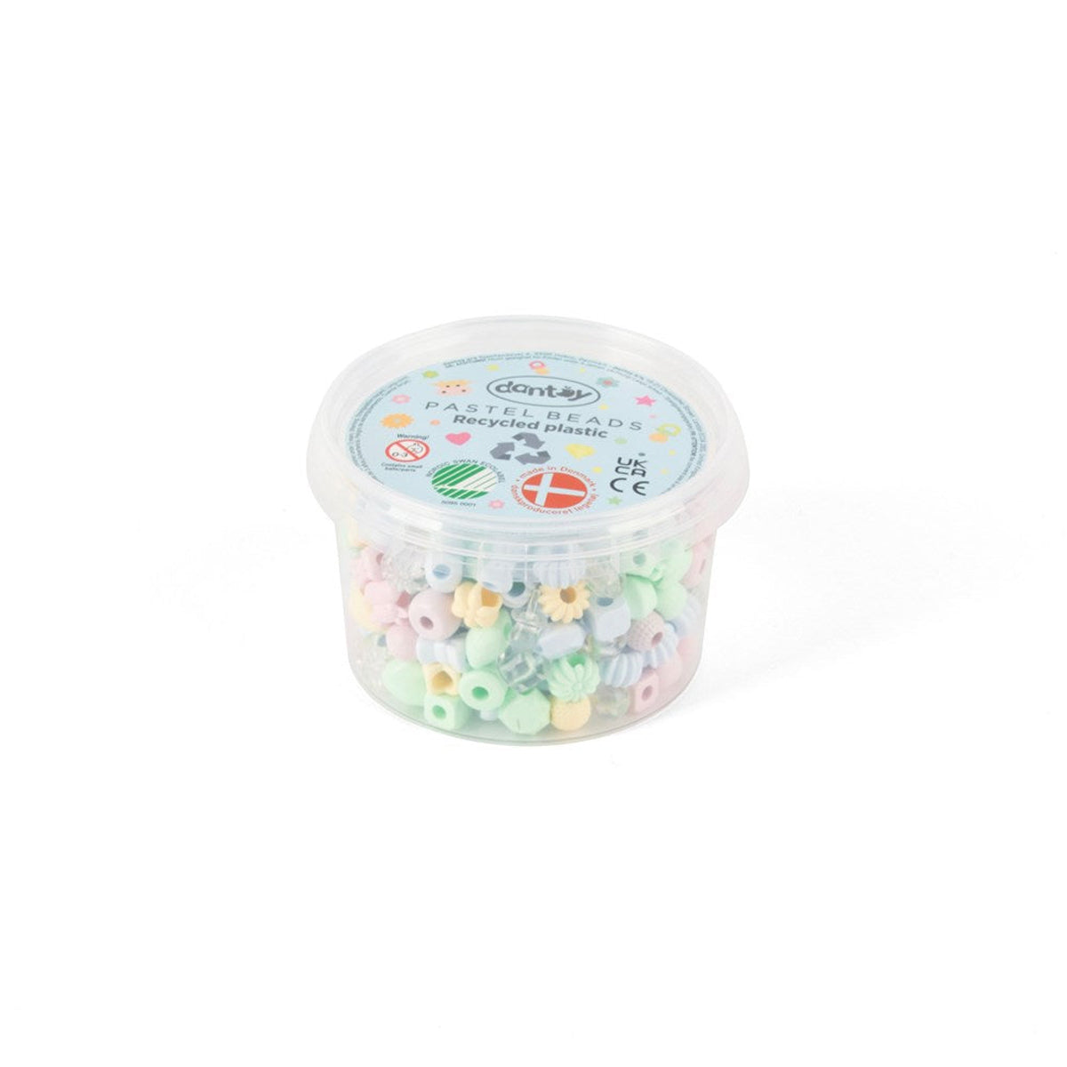 Dantoy Pastel Recycled Beads