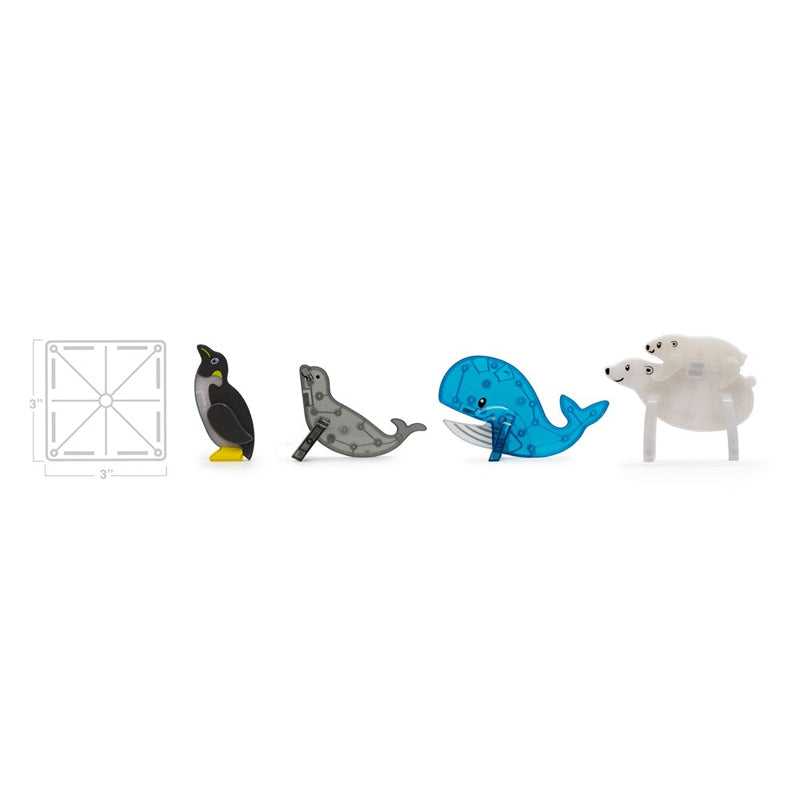 MAGNA-TILES Arctic Animals 25-Piece Set