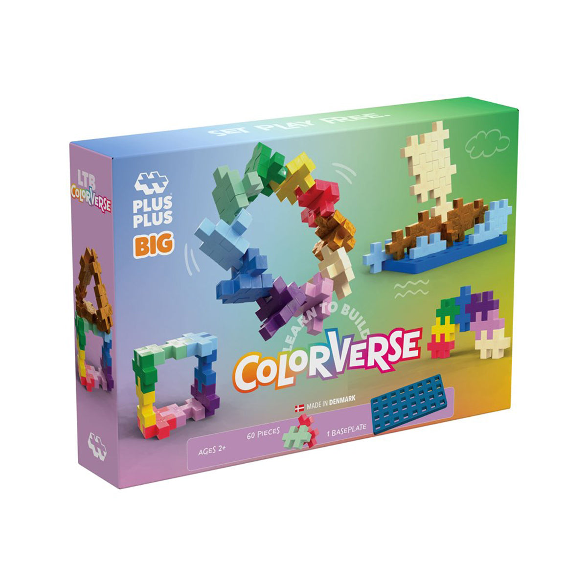 Plus-Plus BIG Learn to Build Colorverse Building Blocks