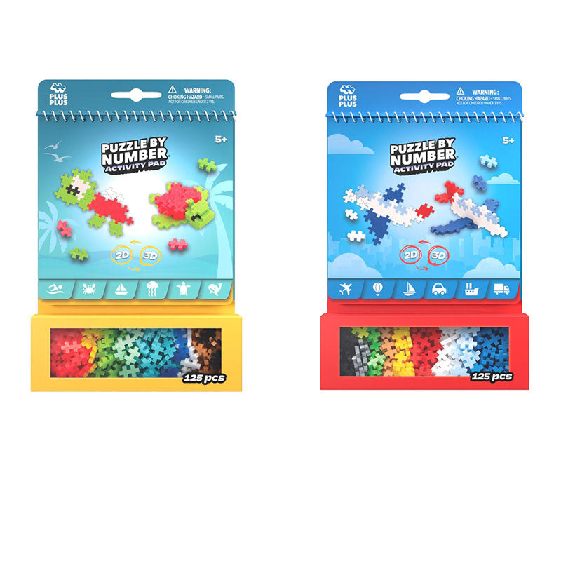 Plus-Plus Activity Pad Puzzle by Number
