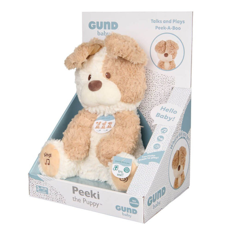 Animated Peeki the Puppy Plush