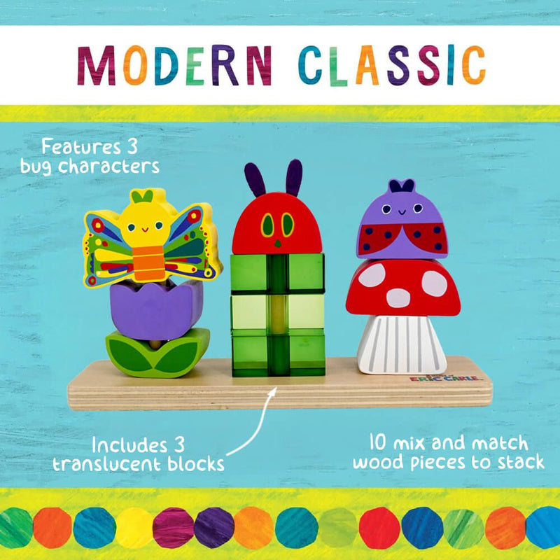 The Very Hungry Caterpillar Wooden Character Stacker