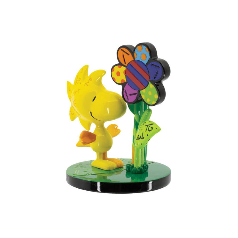 Peanuts by Britto Woodstock Flower Mini Figurine