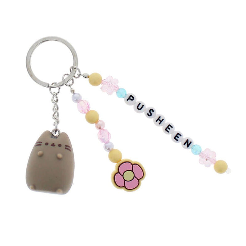 Pusheen Tropical Vacation Keyring