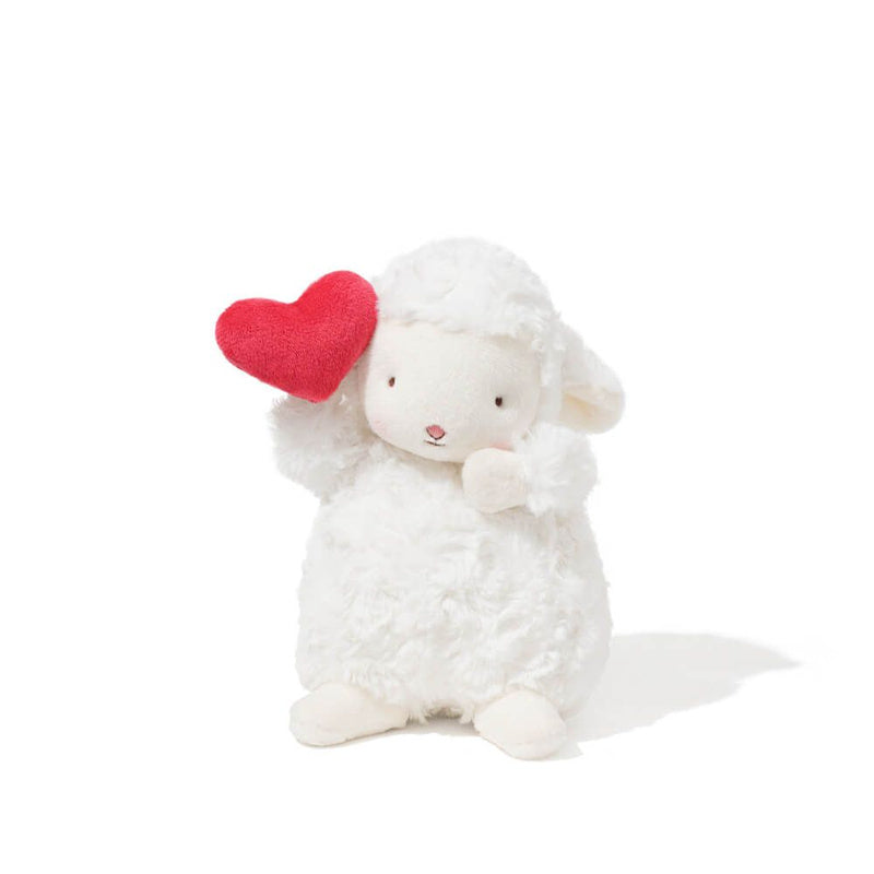 Wee Kiddo Lamb Holding Heart Plush