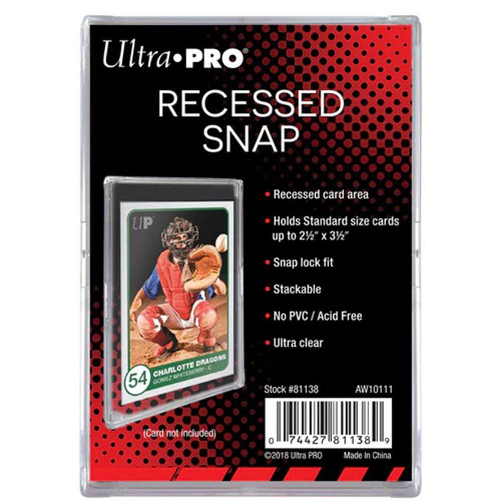 Ultra Pro Recessed Snap Card Holder