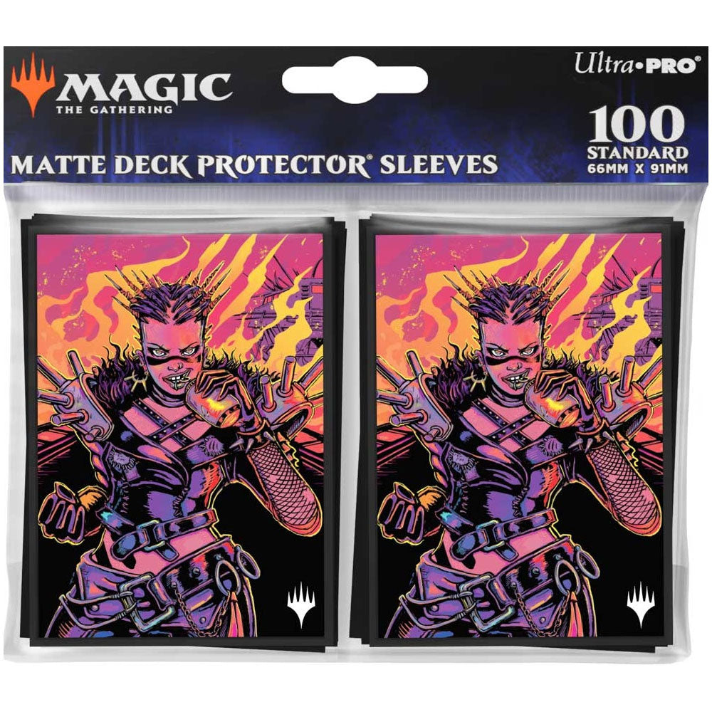 Ultra Pro MtG 2025 Aetherdrift Borderless Racer Card Sleeves 100pcs