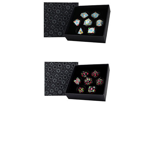 LPG Inscripted Hex RPG Dice Set