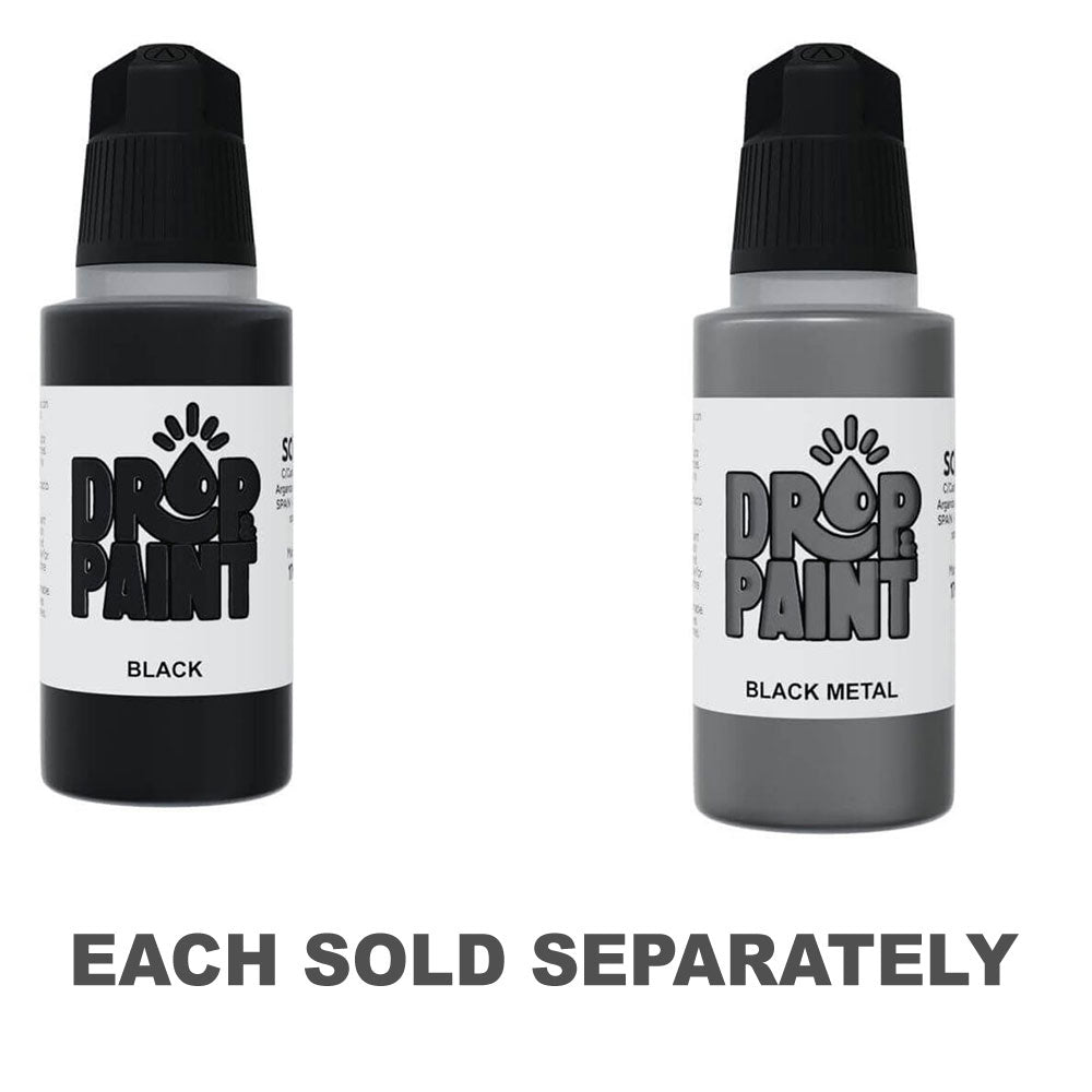 Scale 75 Drop and Paints Acrylic Paint 17mL (Black)