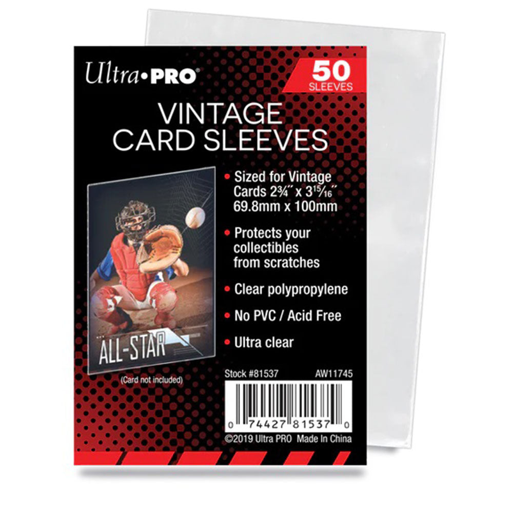 Ultra Pro Vintage Card Sleeves (3x4in)