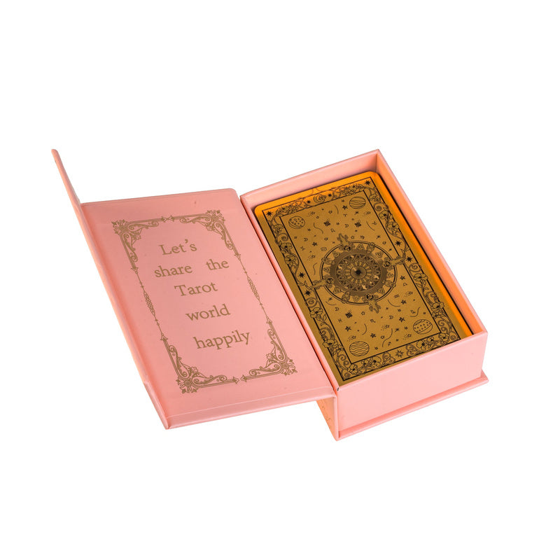Pink Gold Foil Tarot Card Pack