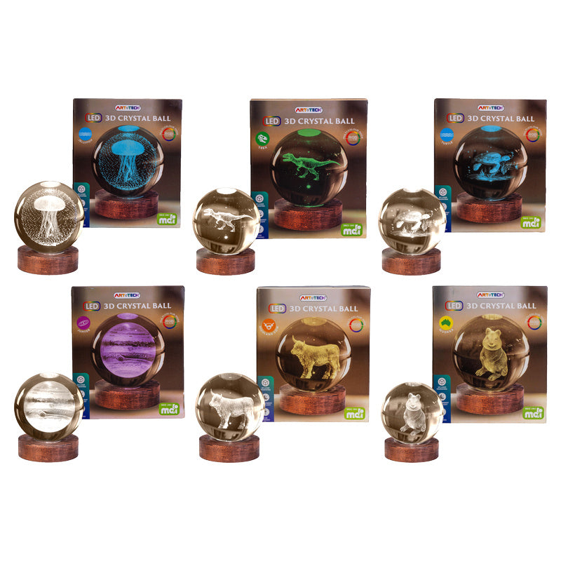 3D Crystal Ball Lamp