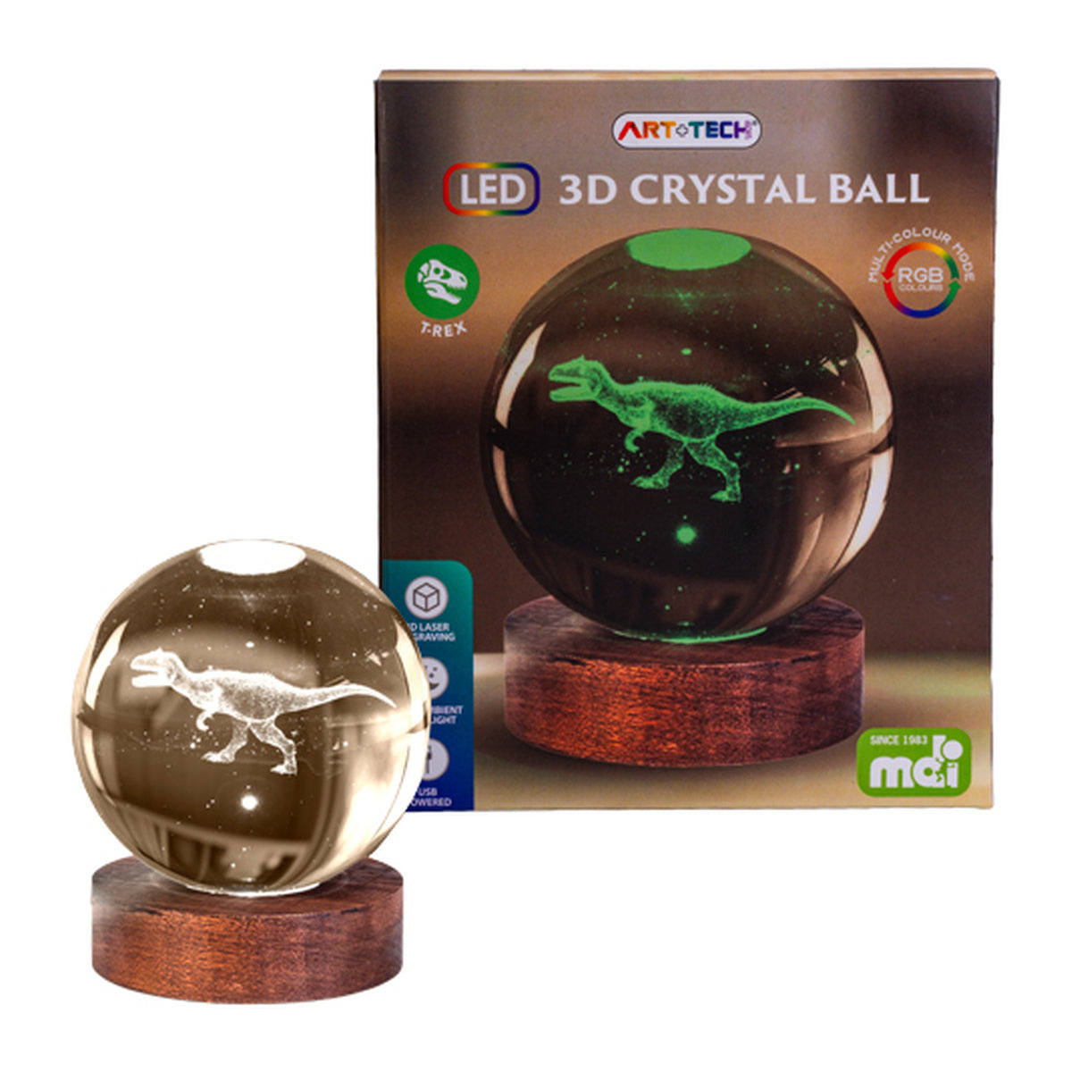 3D Crystal Ball Lamp