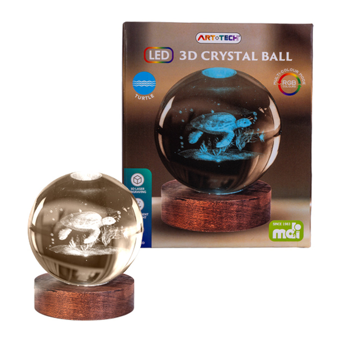 3D Crystal Ball Lamp