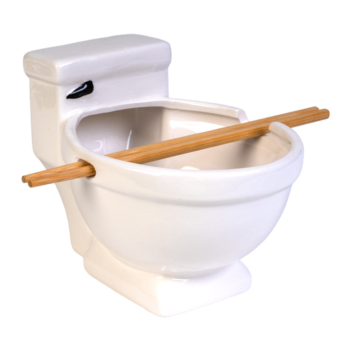 Ceramic Noodle Bowl with Bamboo Chopsticks