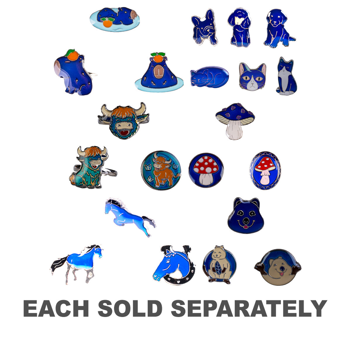 Animal Mood Ring (1pc Random)