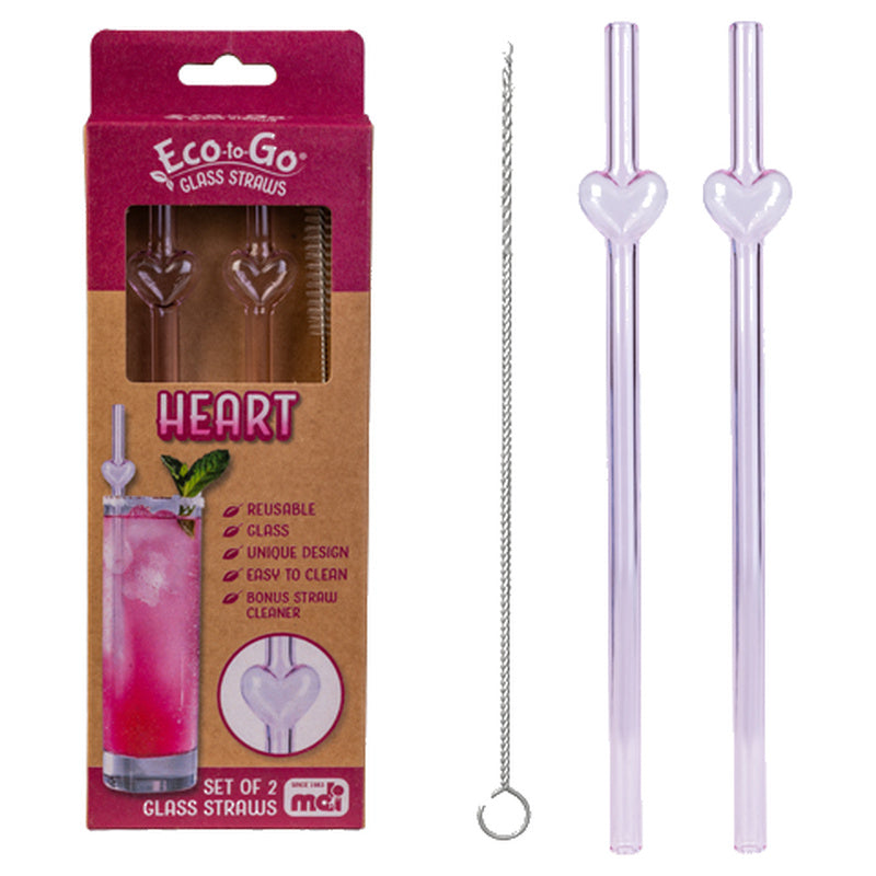 Eco to Go Glass Straw (Pack of 2)