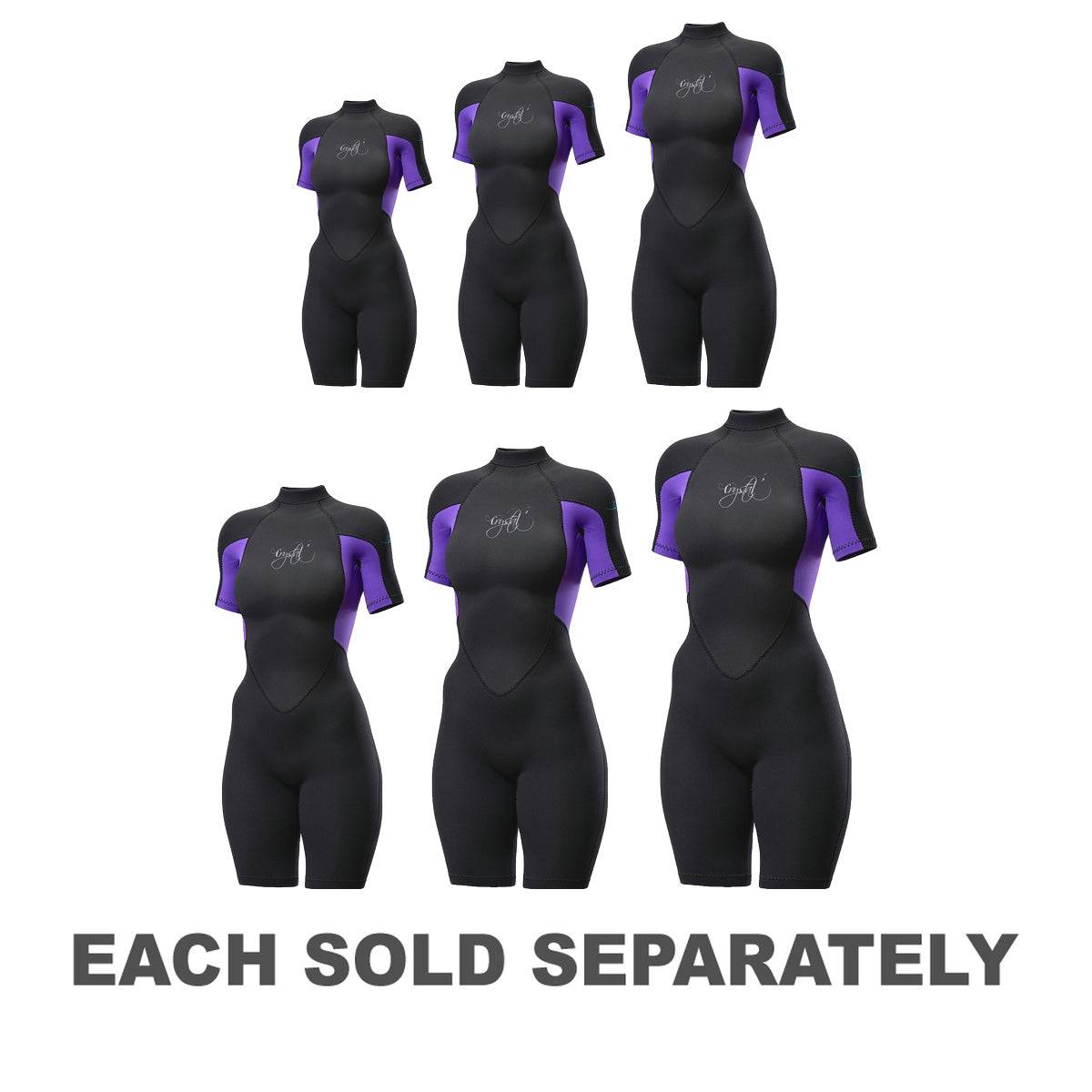 Ladies' Superstretch Springsuit 2mm (Purple/Black)