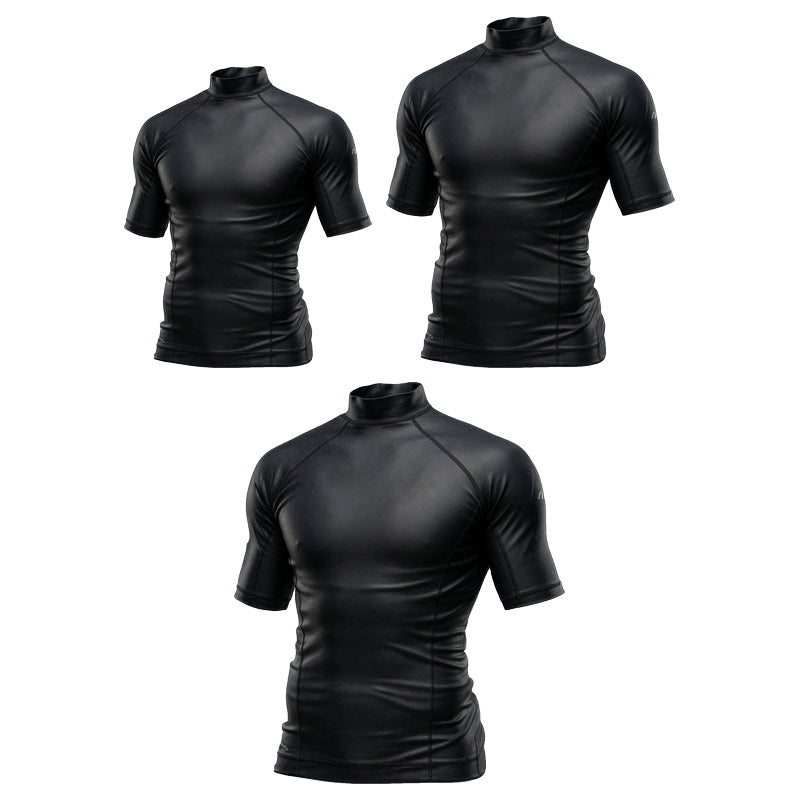 Mirage Men's Short Sleeve Rash Top (Black)