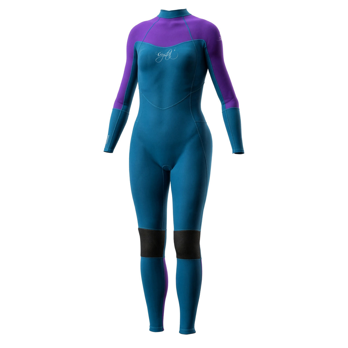Girls' Superstretch Steamer 3/2mm (Blue/Purple)