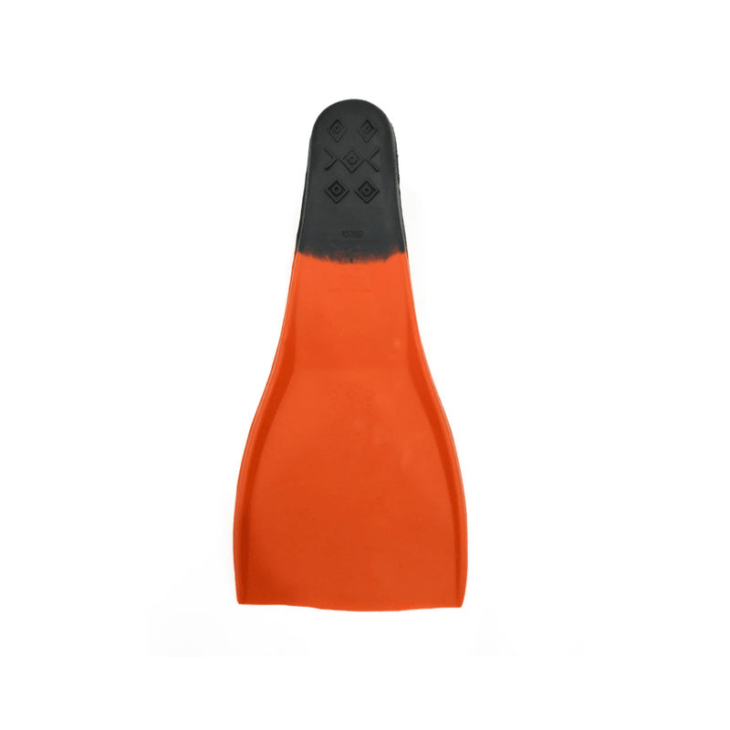 Long Blade Rubber Fins Small (Orange)