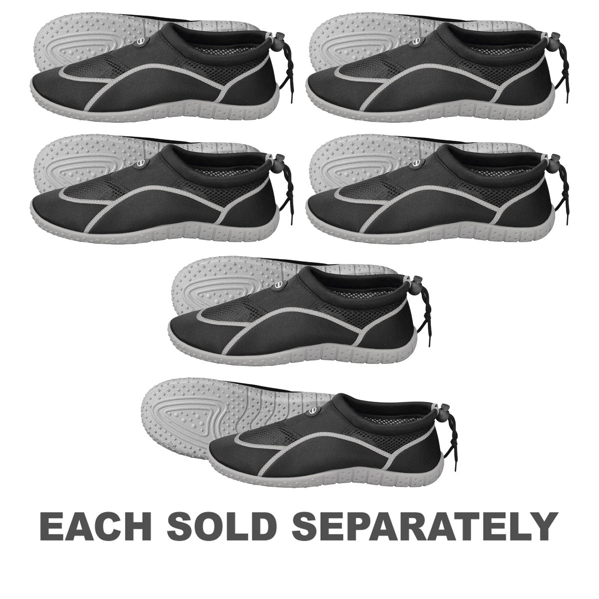 Mirage Adult Aqua Shoe (Black/Grey)