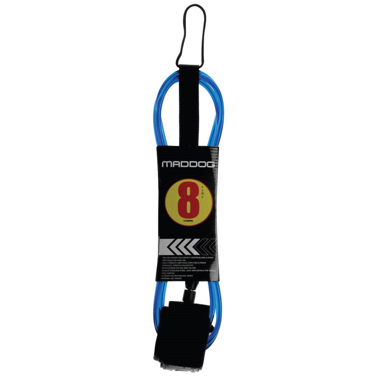Maddog Surfboard Leash (Blue)
