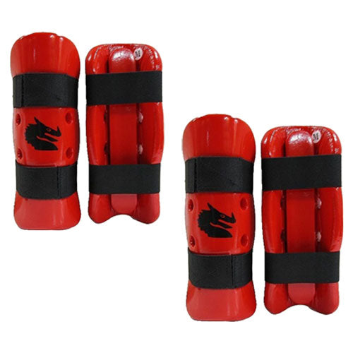 Morgan Dipped Foam Forearm Guards (Red)