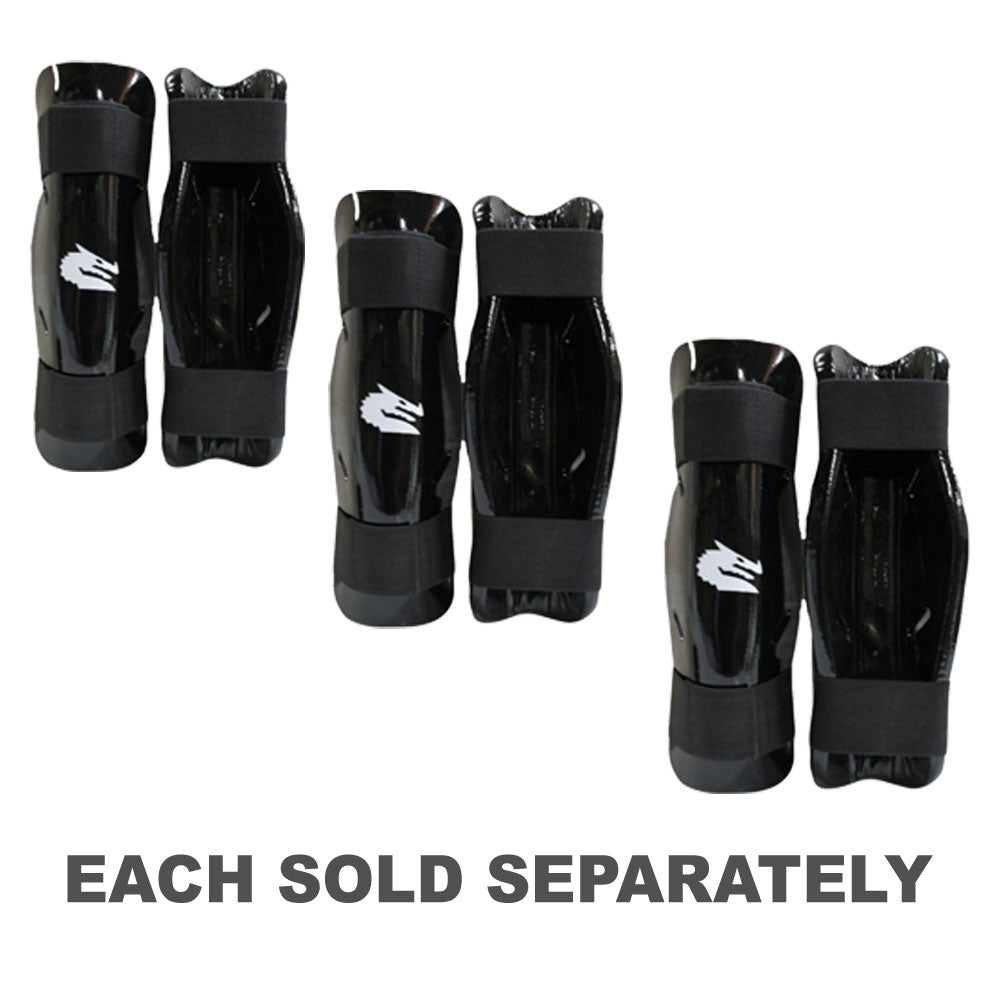 Morgan Dipped Foam Shin Guards (Black)