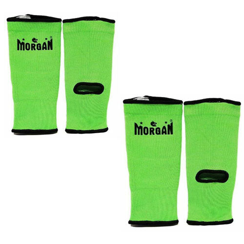 Morgan Ankle Protectors with Fluro Lime/Black Trim (Pair)