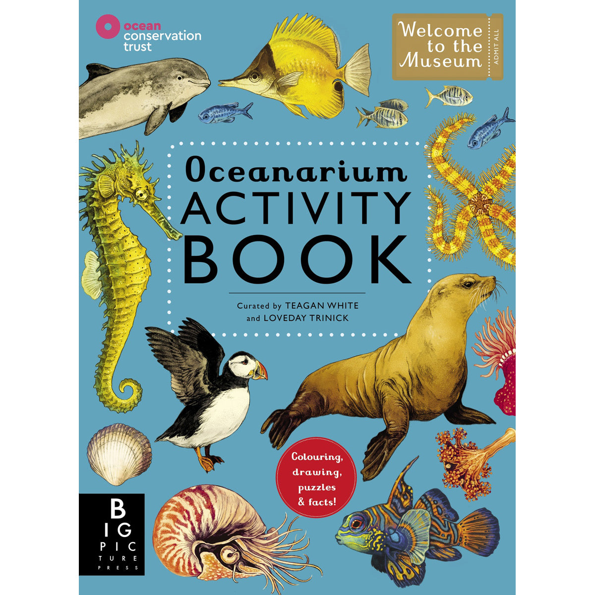 Oceanarium Activity: Kids Marine Learning Book
