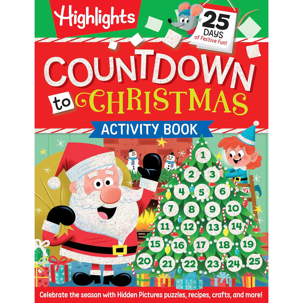 Countdown to Christmas Holiday Games Puzzles Crafts and More