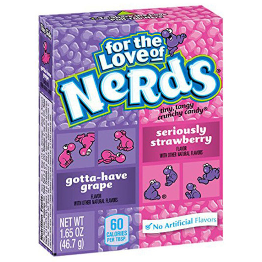 Nerds Grape & Strawberry Candy (24x46.7g)