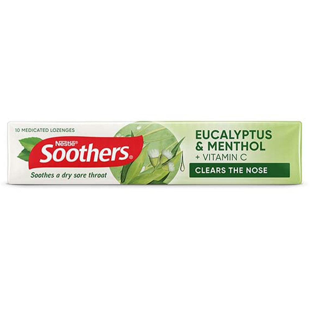 Nestle Soothers Eucalyptus and Menthol Medicated Lozenges