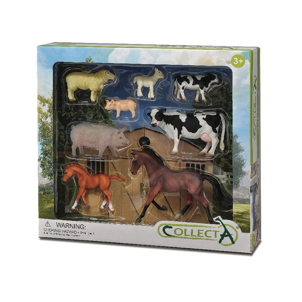 CollectA Farm Animal Figures Gift Set (Pack of 8)
