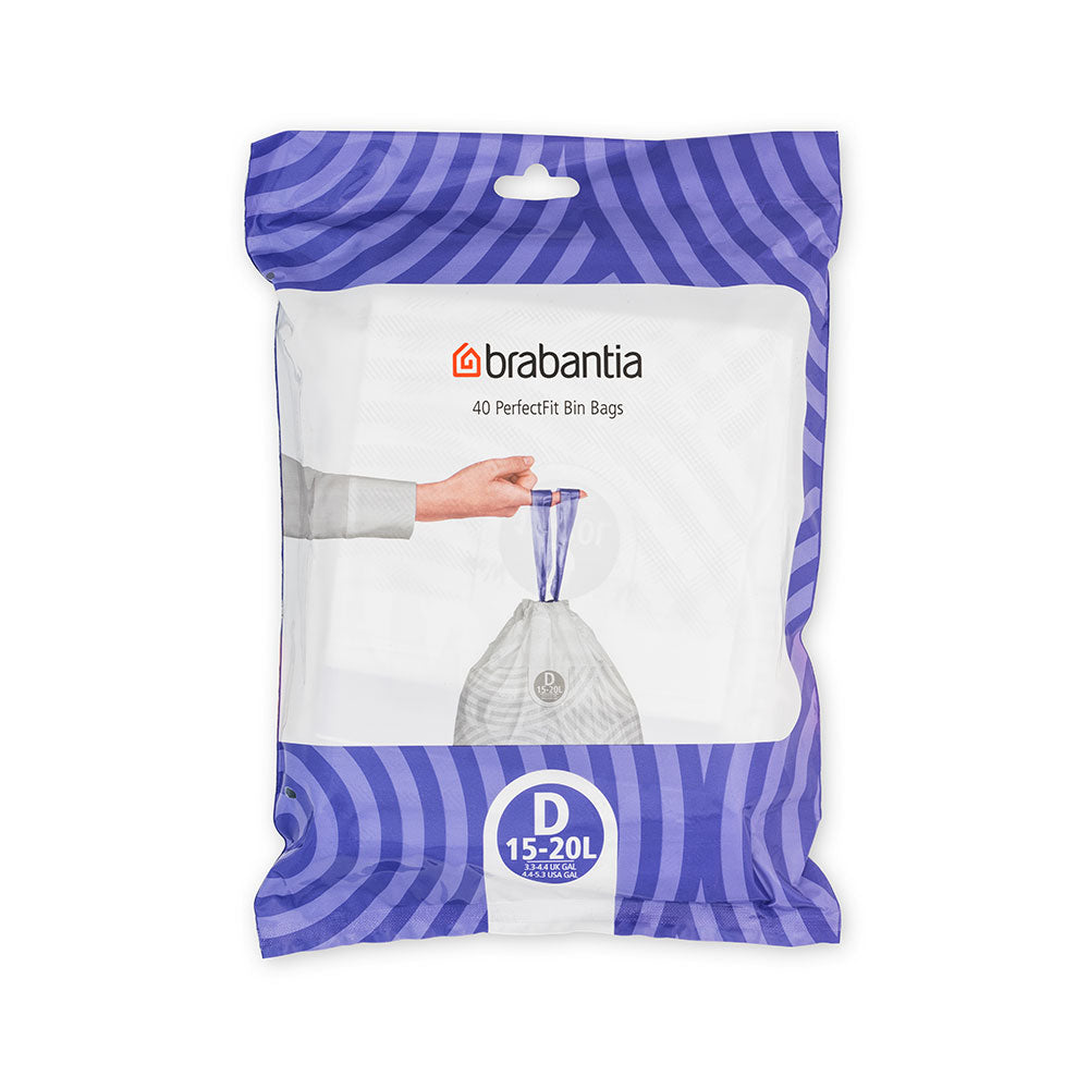 Brabantia PerfectFit Dispenser Pack with 40 Bags