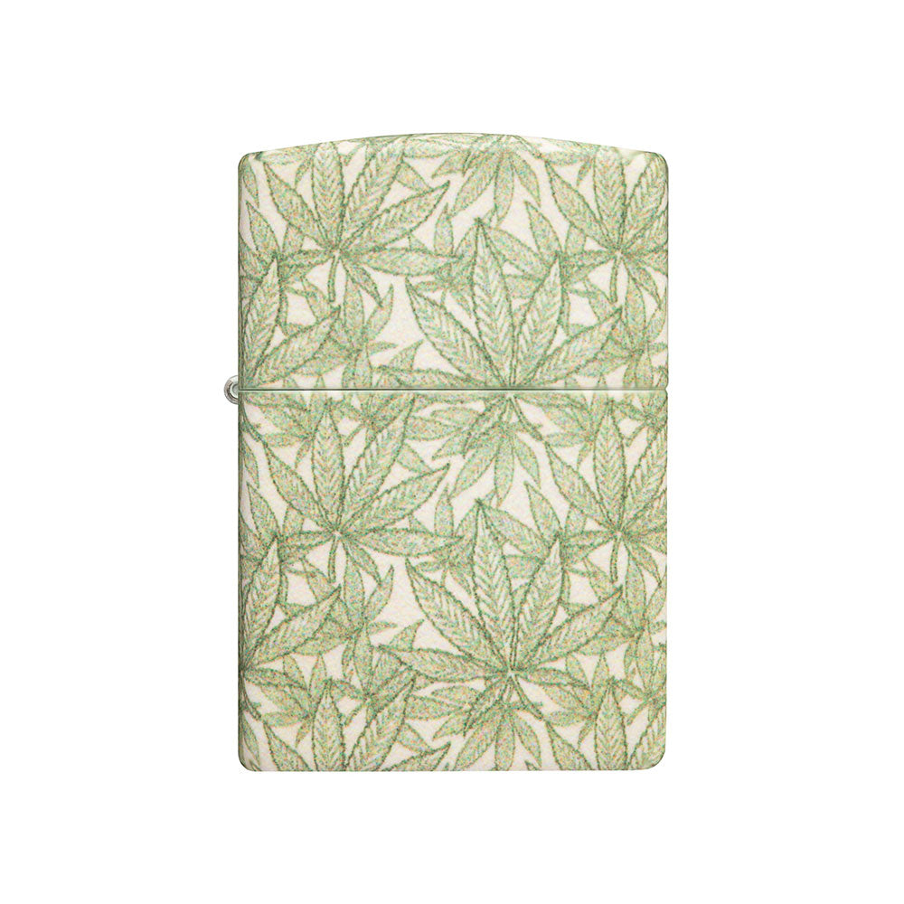 Zippo 540 Matte Cannabis Design Lighter