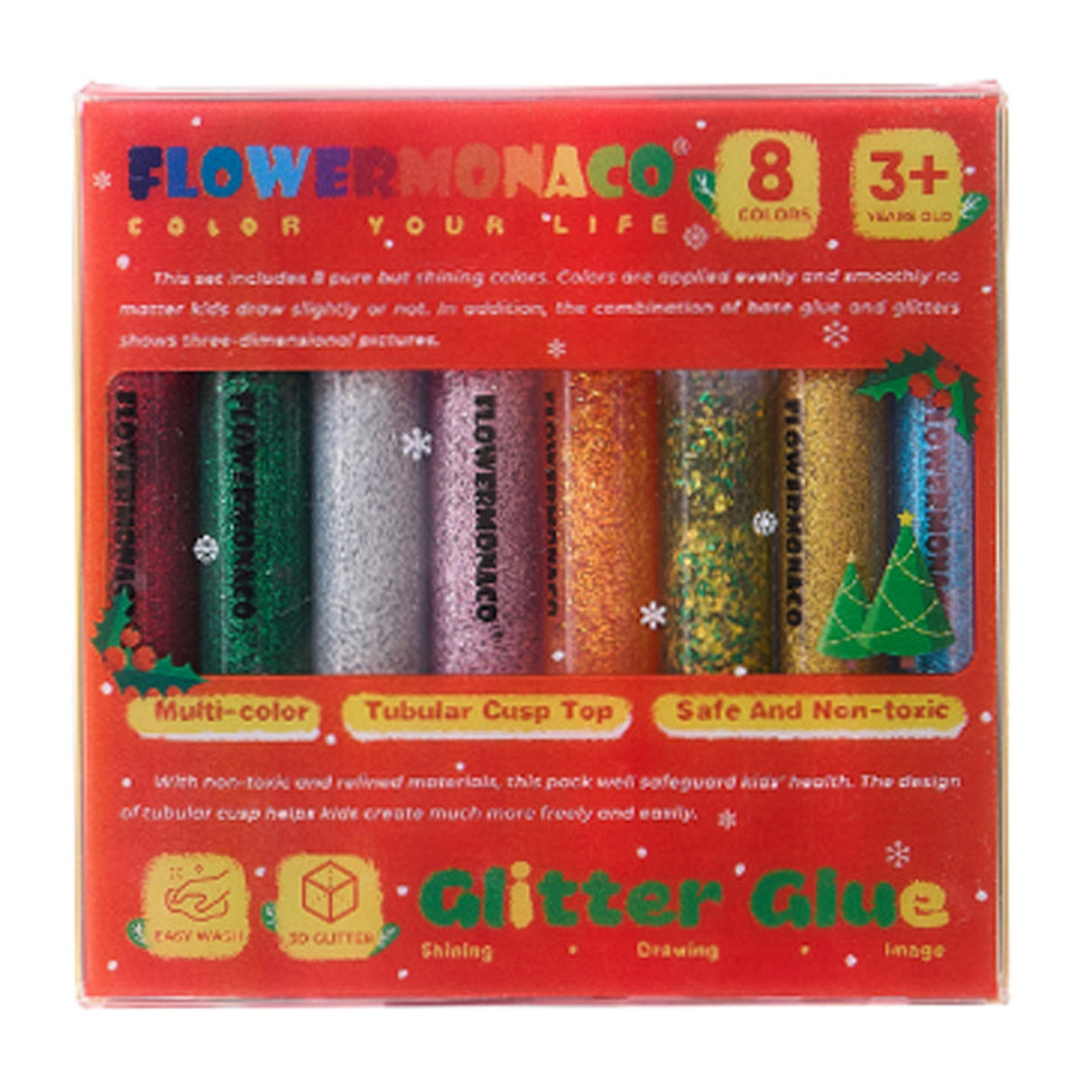 Flower Monaco Glitter Glue
