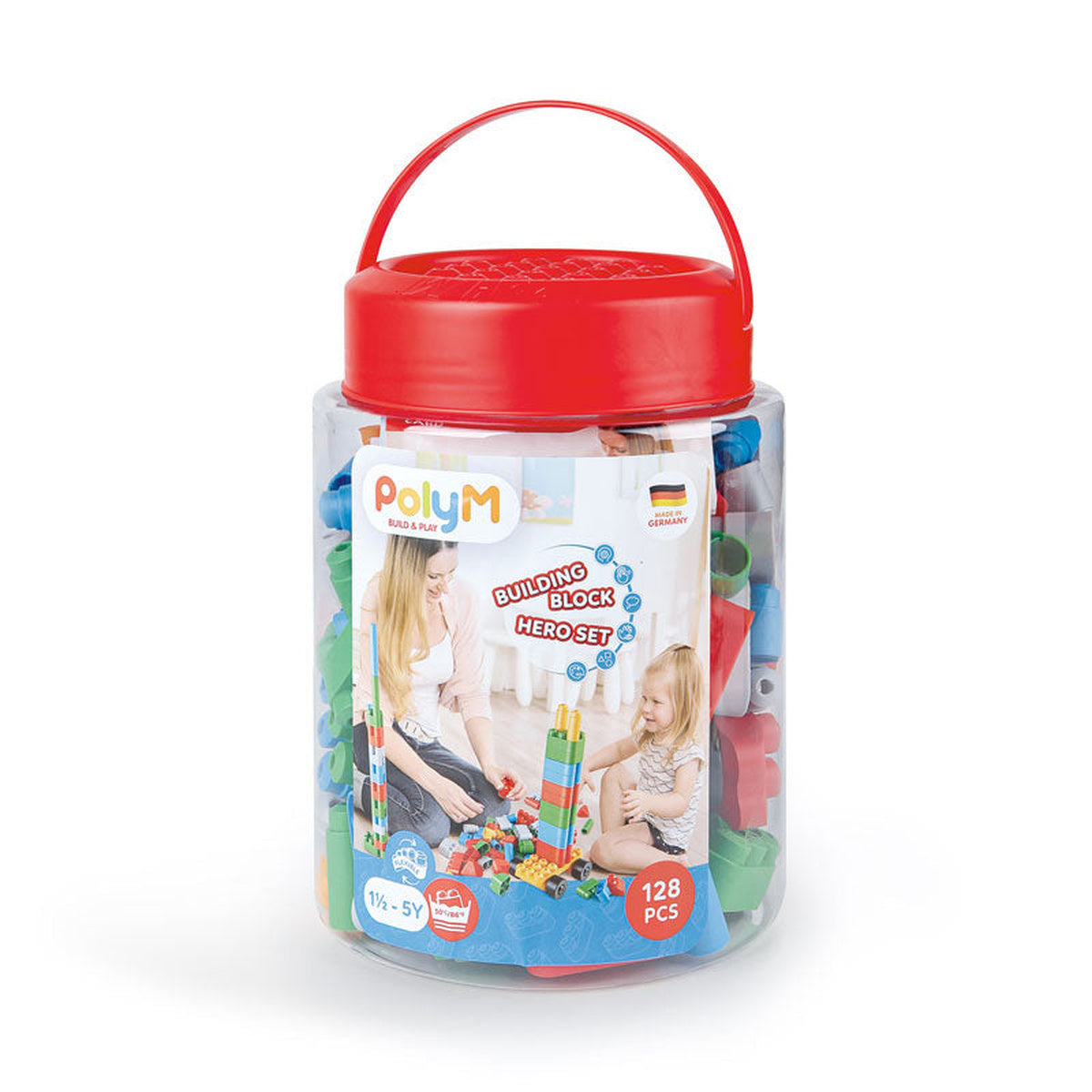 PolyM Building Block Set 128pcs