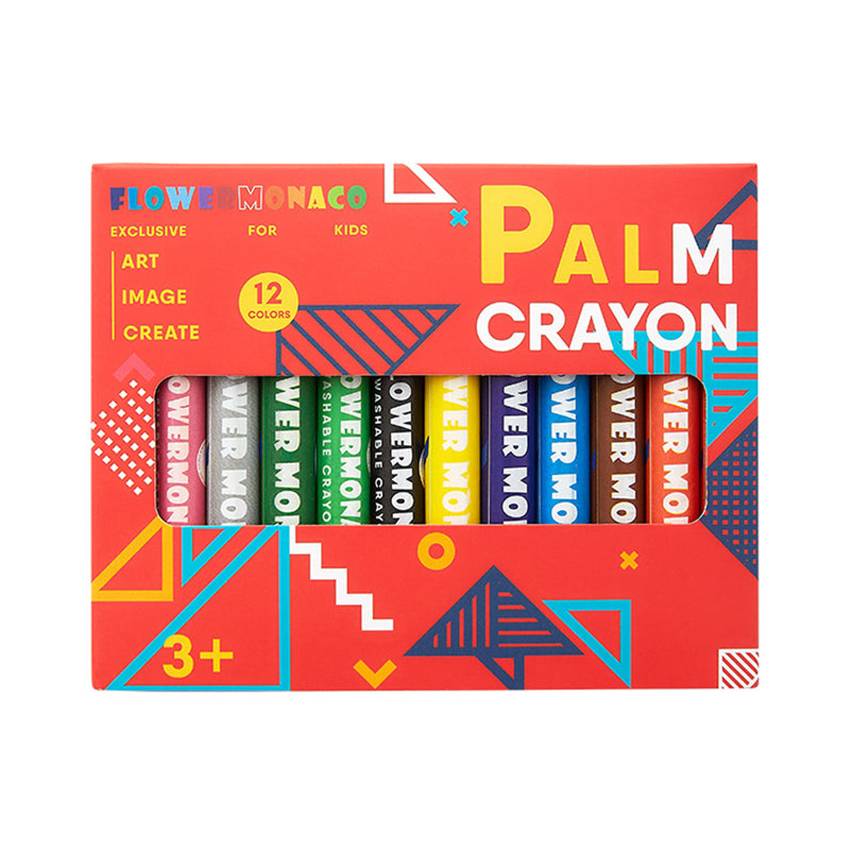 Flower Monaco Palm Crayons