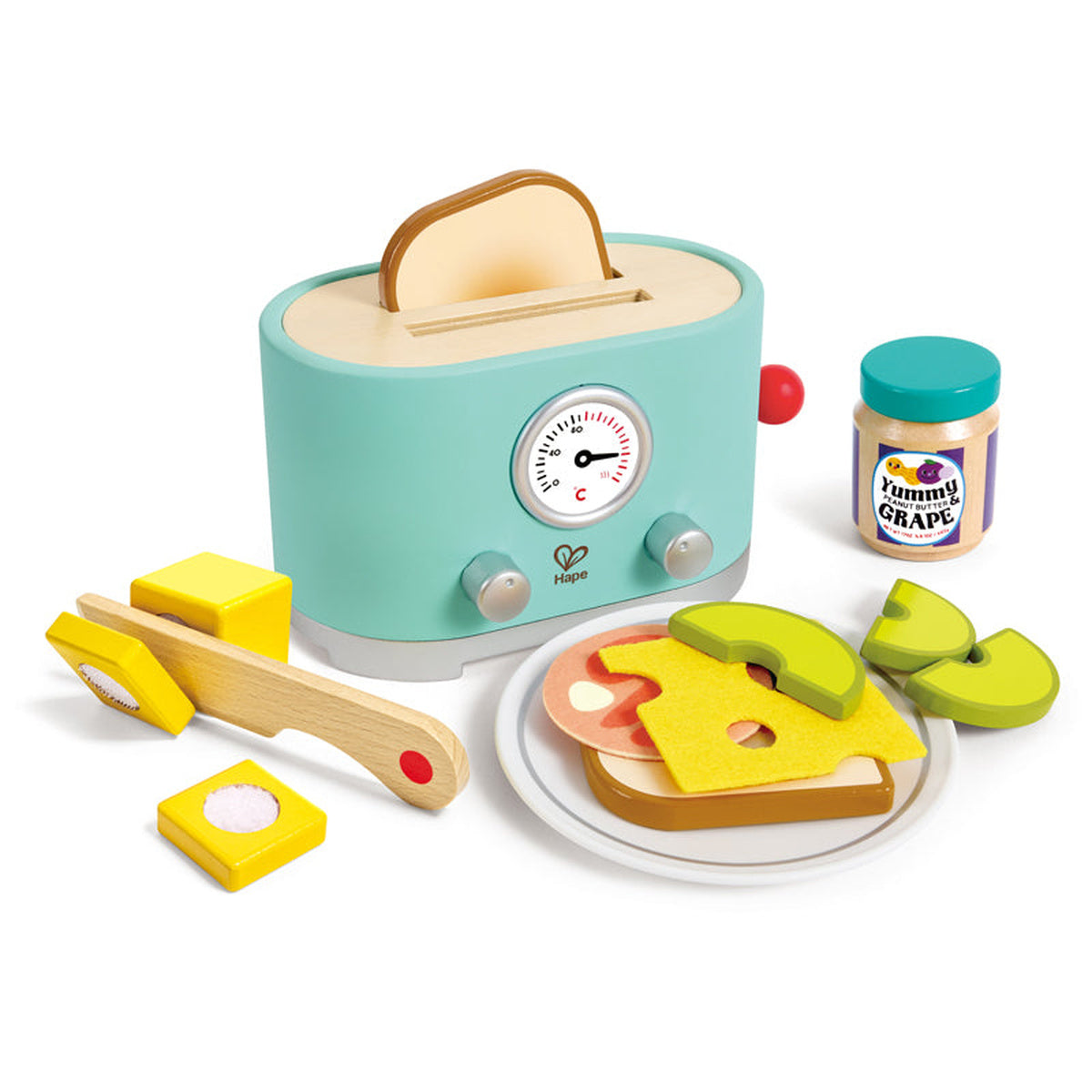 Hape Ding & Pop-Up Toaster Toy